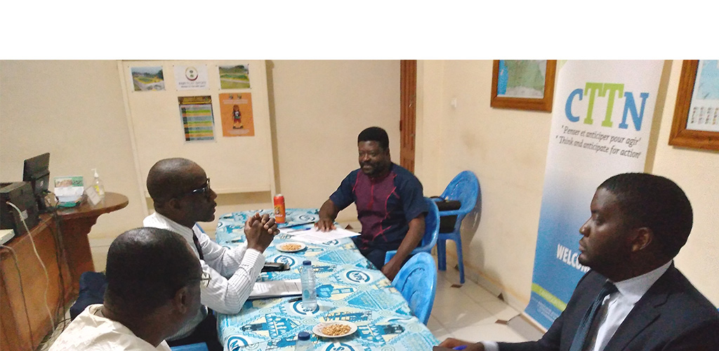 Visite à l'OPEN de Me JJ NYEMB (Avocat/GICAM) et du Dr JE BIEM (Enseignant chercheur/CERDOTOLA) LE 24 Février 2021